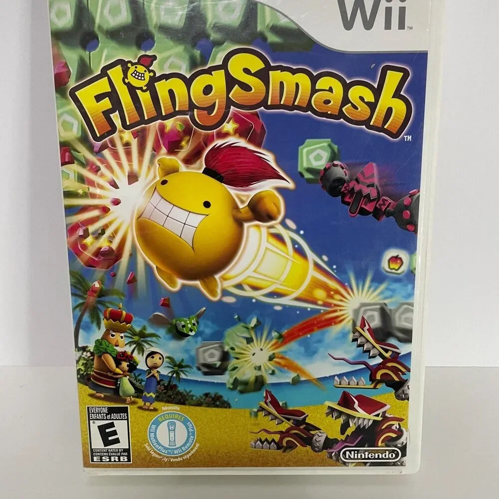 FlingSmash Video Game for Nintendo Wii CIB **READ**